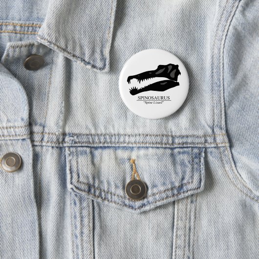 Spinosaurus Skull Button (Beispiel)