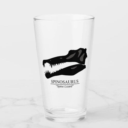 Spinosaurus Skull Glas (Vorderseite)