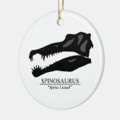 Spinosaurus Skull Keramik Ornament (Links)