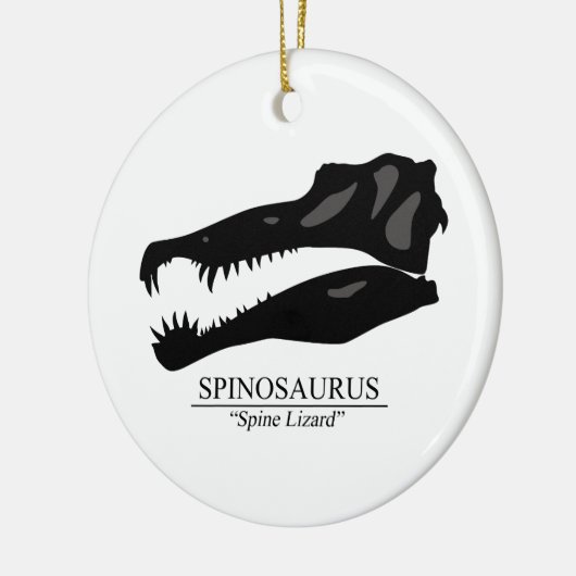 Spinosaurus Skull Keramik Ornament (Links)