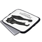 Spinosaurus Skull Laptopschutzhülle (Vorne Knopf)