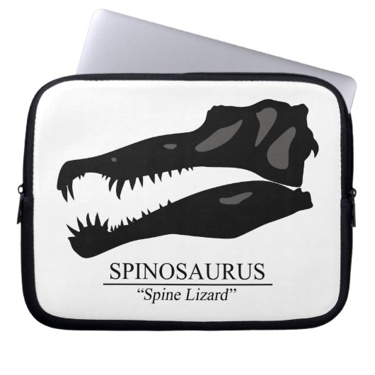 Spinosaurus Skull Laptopschutzhülle (Vorderseite)