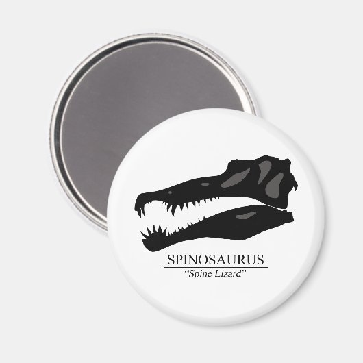 Spinosaurus Skull Magnet (Vorderseite/Rückseite)