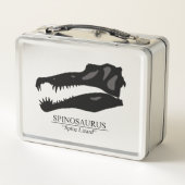 Spinosaurus Skull Metall Brotdose (Rückseite)