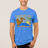 Spinosaurus t shirt cretaceous beach (Vorderseite)