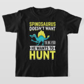 Spinosaurus Will nicht Gefüttert zu werden, Will e T-Shirt (Ablage )