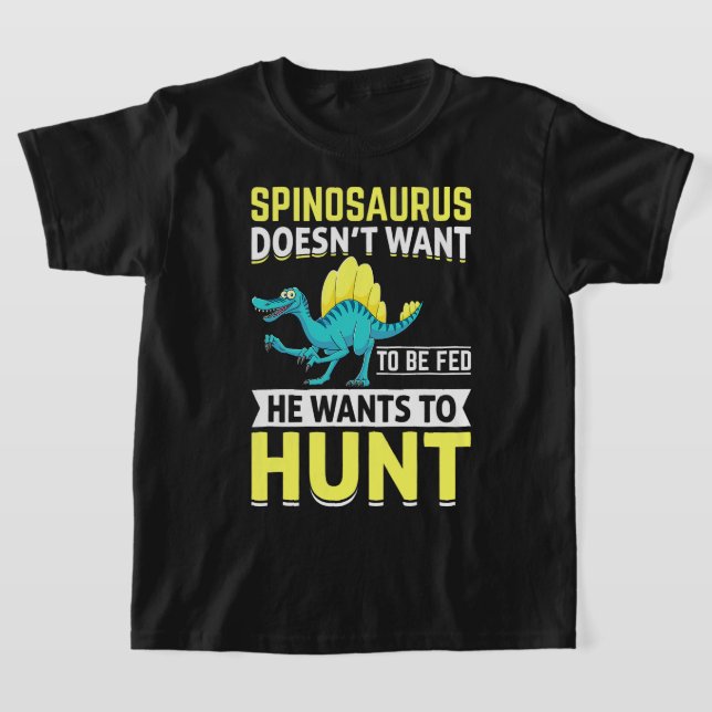Spinosaurus Will nicht Gefüttert zu werden, Will e T-Shirt (Ablage )