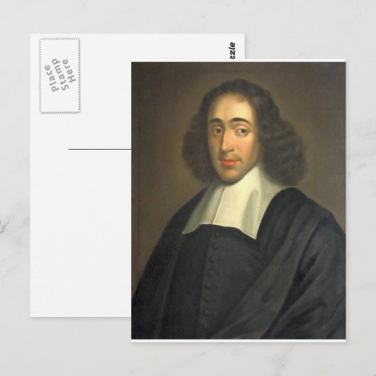 Spinoza Postkarte (Vorne/Hinten)