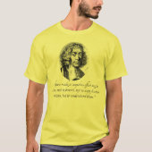 Spinoza Toleranz und verstehenzitat T-Shirt (Vorderseite)