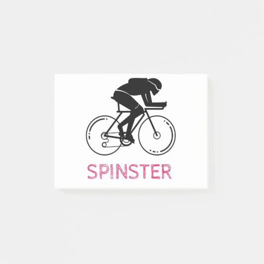 Spinster Fun Design Post-it Klebezettel (Vorderseite)