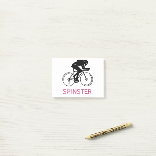 Spinster Fun Design Post-it Klebezettel (Auf Schreibtisch)