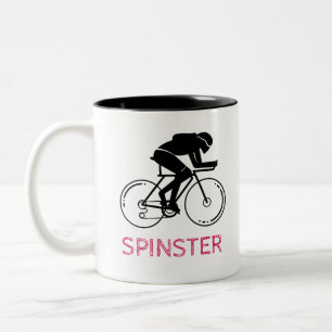 Spinster Fun Design Zweifarbige Tasse