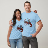 Spiny Lobster Tauchen mit Scuba Diver T-Shirt (Unisex)