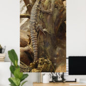 Spiny-Tail Lizard Cordylus Tropidosternum Poster (Heimbüro)