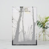 Spiny Trees & Vollmond Briefpapier (Stehend Vorderseite)