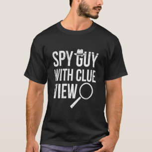 Spion Kerl Mit Hinweis Ansicht Wortspiel Für Einen T-Shirt