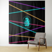Spion-Partei-Laser Wandteppich (Beispiel)