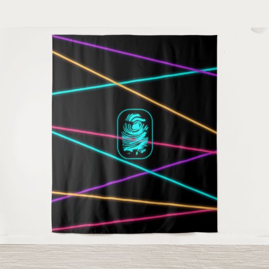 Spion-Partei-Laser Wandteppich (Vorderseite)