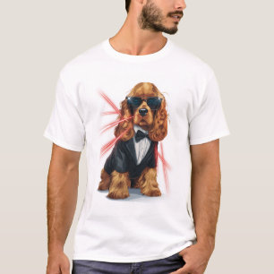 Spion Spaniel � Geheimer Agent Hund T-Shirt