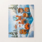 Spionage-Krebs-Winterteam auf Arktis-Mission Puzzle (Vertikal)