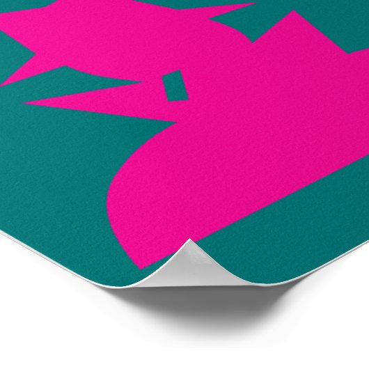 Spionage Pop Art Poster (Ecke)