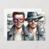 Spionage Postkarte (Vorne/Hinten)