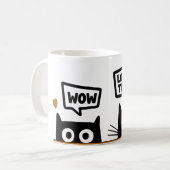 Spionagekatzen Tasse (Vorderseite Links)