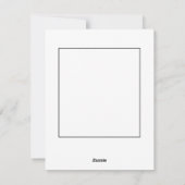 Spione mit Ballon Feiertagskarte (Rückseite)