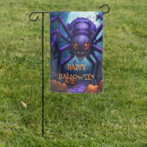 Spione Monster Halloween Garden Flag
