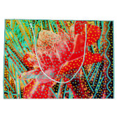 Spionierst du mir? Zwei Seiten ART Große Geschenktüte (Rückseite)