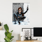 Spionin Poster (Heimbüro)