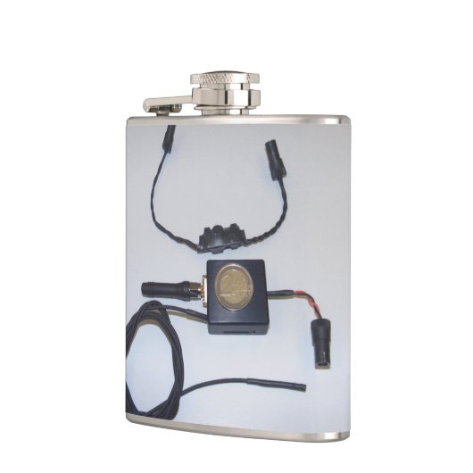 Spions-Flasche Flachmann (Links)