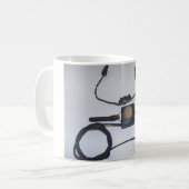 Spions-klassische weiße Tasse (Vorderseite Links)