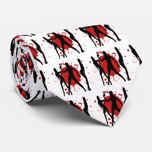 Spions-Mädchen-Krawatte Krawatte (Gerollt)