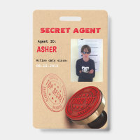 Spions-Party-geheimes Agent-Abzeichen