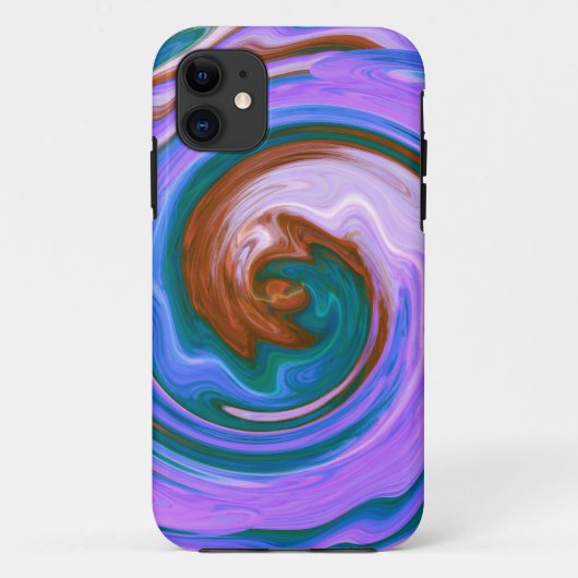 Spiral Abstrakt Art 4 Case-Mate iPhone Hülle (Rückseite)