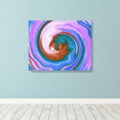 Spiral Abstrakt Art. 5 Leinwanddruck (Insitu (Holzboden))