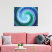 Spiral Abstrakt Art 7 Leinwanddruck (Insitu (Wohnzimmer))