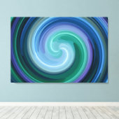 Spiral Abstrakt Art 7 Leinwanddruck (Insitu (Holzboden))