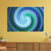 Spiral Abstrakt Art 7 Leinwanddruck (Insitu (Wohnzimmer))