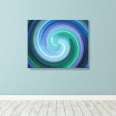Spiral Abstrakt Art 7 Leinwanddruck (Insitu (Holzboden))