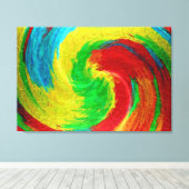 Spiral Abstrakt Art 8 Leinwanddruck (Insitu (Holzboden))