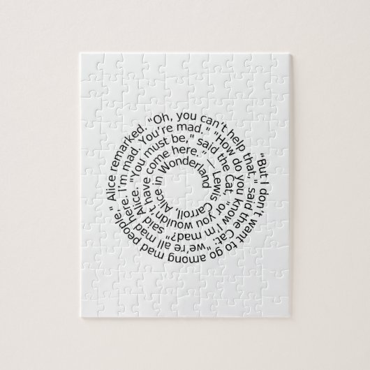 Spiral-alicewonderland2 Puzzle (Vertikal)