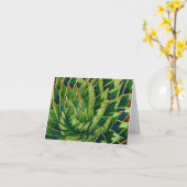 Spiral aloe notecard karte (Gelbe Blume)