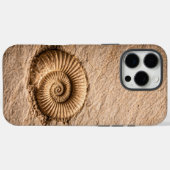 Spiral Ammonite Fossil Case-Mate iPhone Hülle (Rückseite (Horizontal))