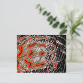Spiral Art Card Postkarte (Stehend Vorderseite)