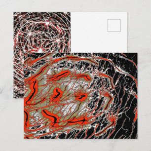 Spiral Art Card Postkarte