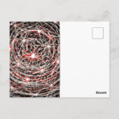 Spiral Art Card Postkarte (Rückseite)