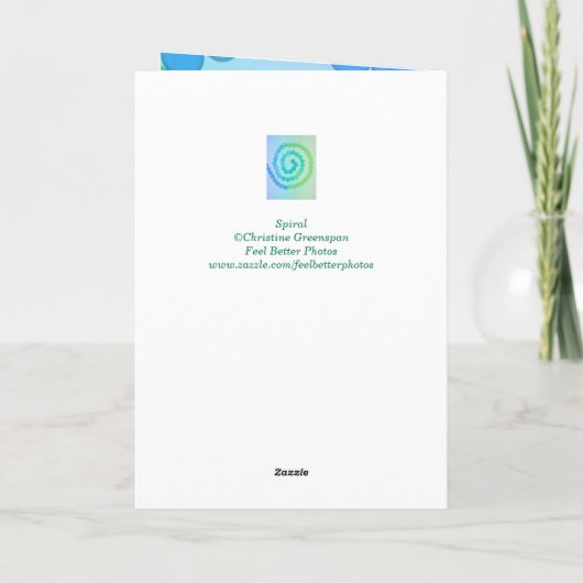 Spiral Art Förderung Karte (Rückseite)