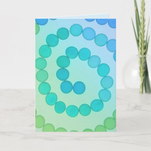 Spiral Art Förderung Karte (Vorderseite)